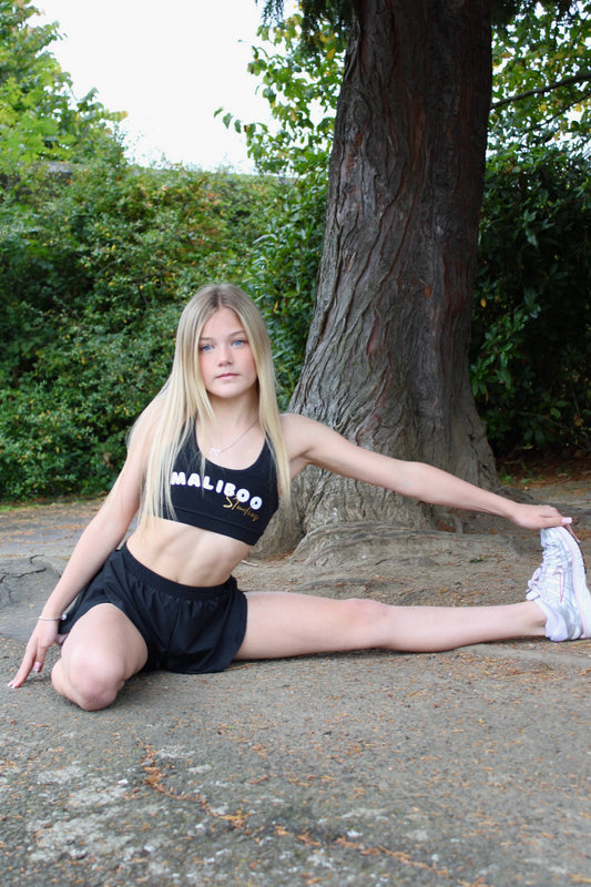 PRE-ORDER Dark Honey Sports Bra & Shorts