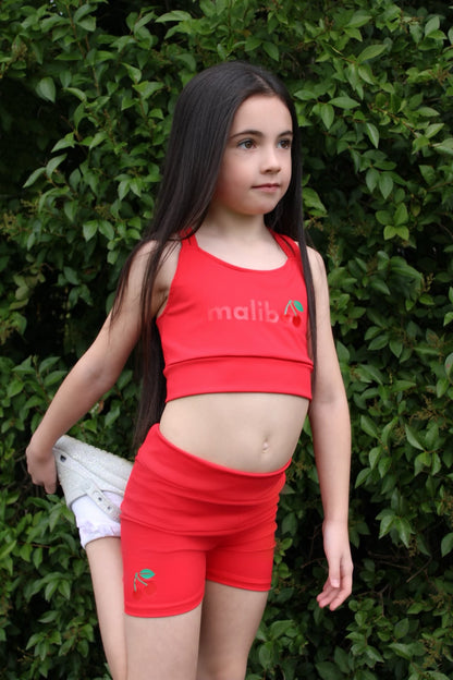 PRE-ORDER Fizzy Cherry Sports Bra & Shorts